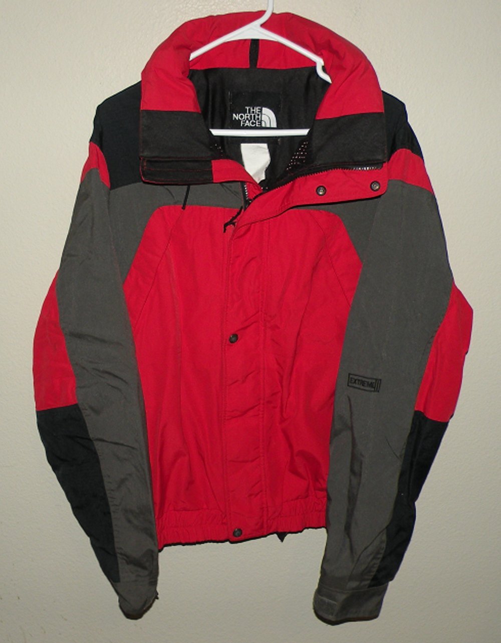 Vtg 90s The North Face Extreme Mens Large Ski Jacket Red Black Ultrex Burlington